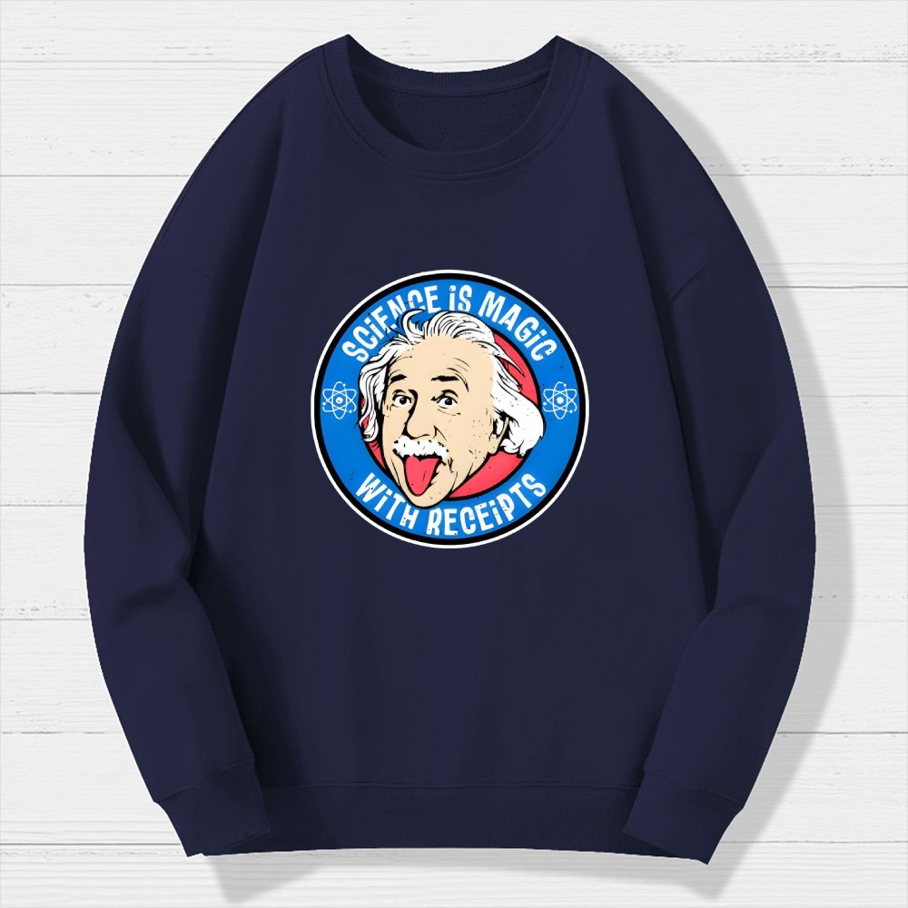 Science Is Magic Geek Cotton Sweatshirt