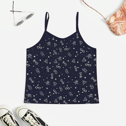 Magic Key Women's Geek Suspender Cami Set