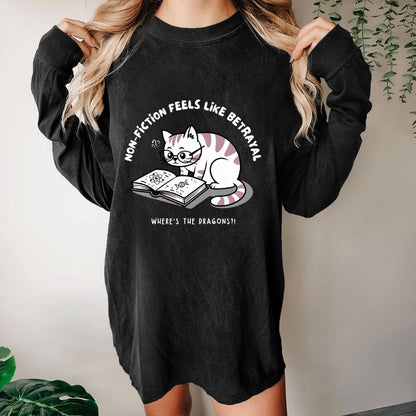 Where's the Dragons Washed Long Sleeve Tee