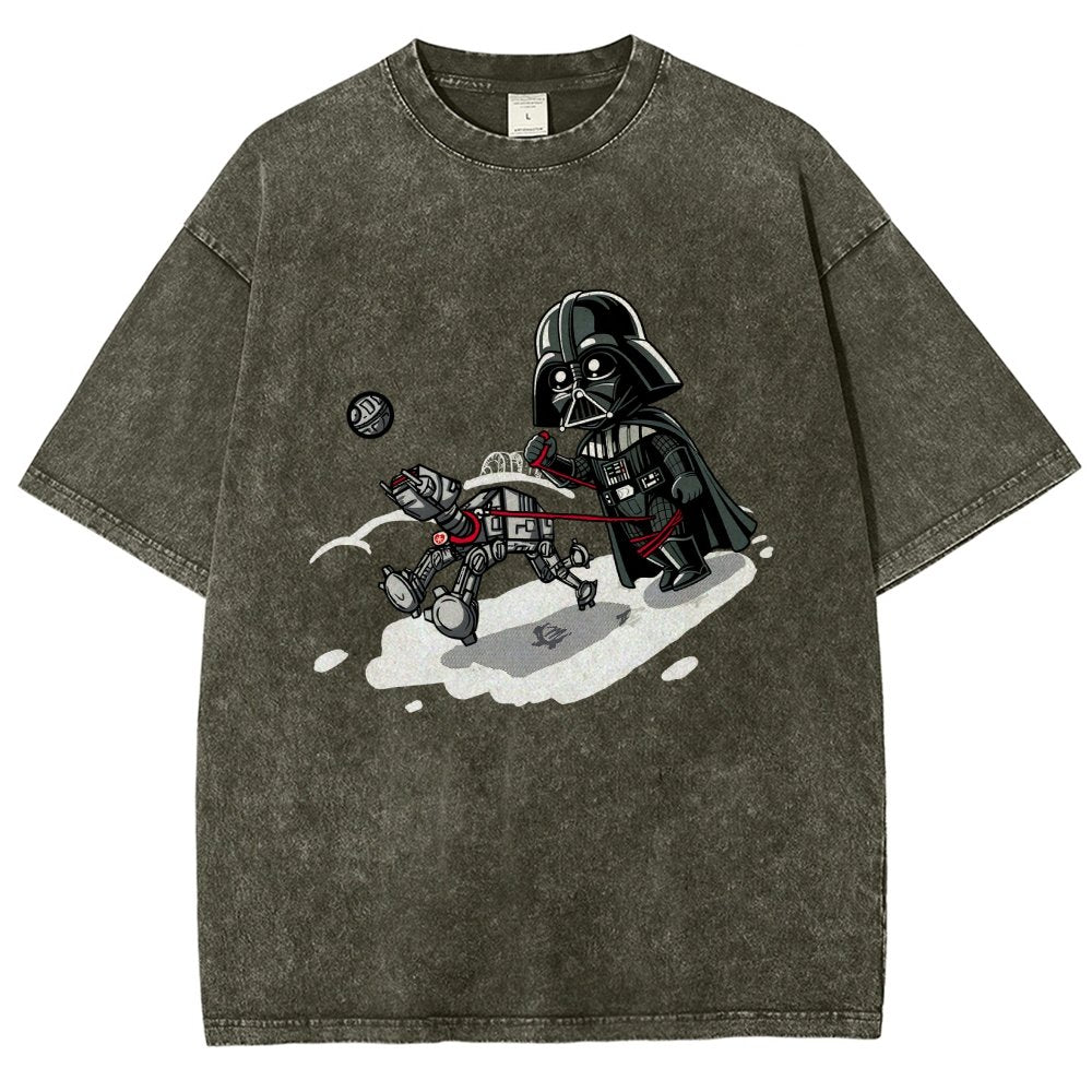 Even villains need to walk their pets Vintage Distressed T-shirt
