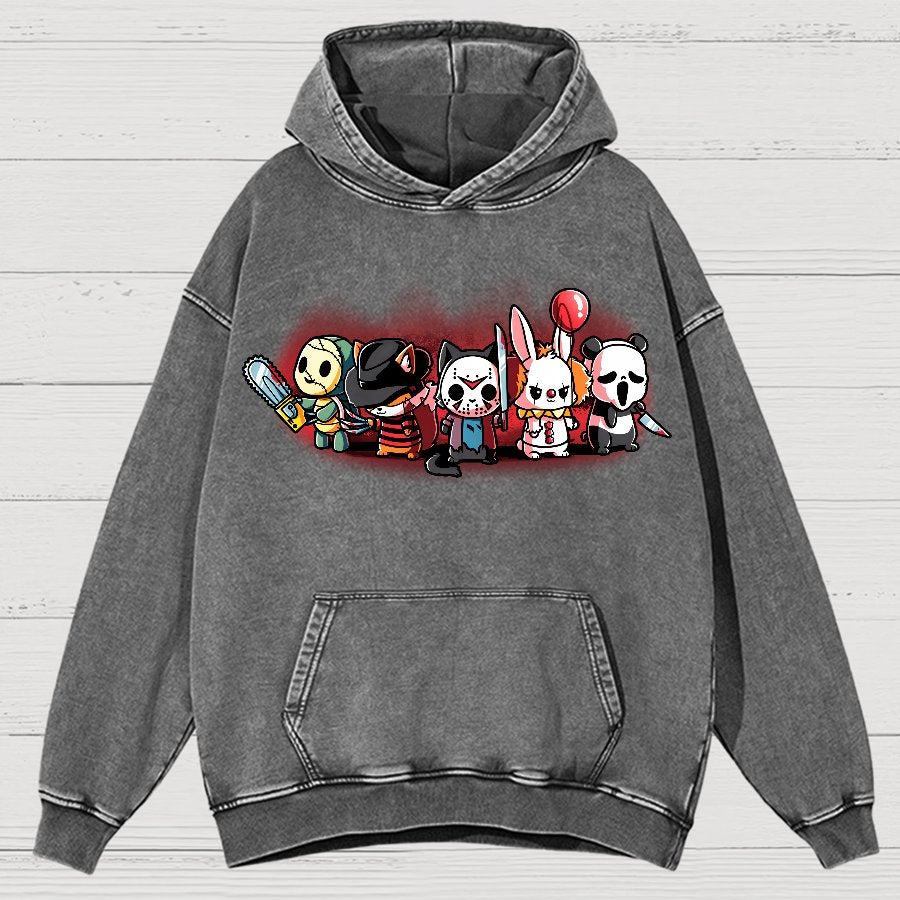 Terrorist Gangs Vintage Distressed Hoodie