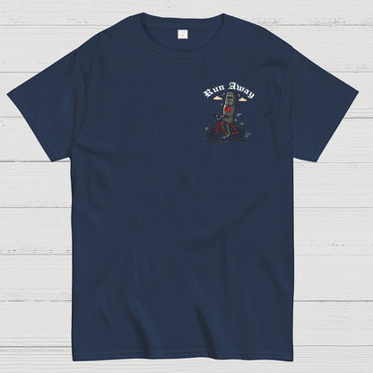 Run Away Front And Back Printing Geek T-Shirt