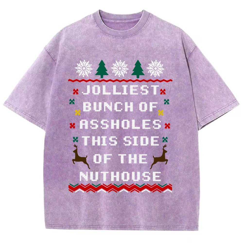 Jolliest Bunch of Assholes This Side of The Nuthouse Vintage Distressed T-shirt