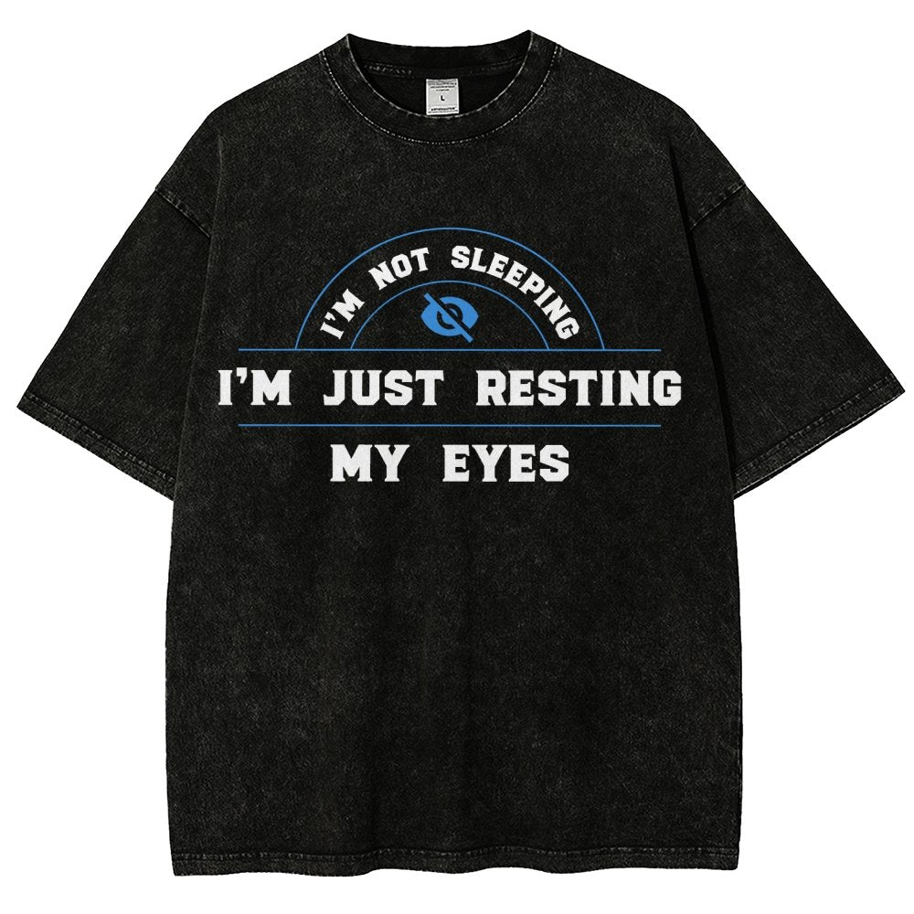 Just Resting My Eyes Vintage Distressed T-shirt