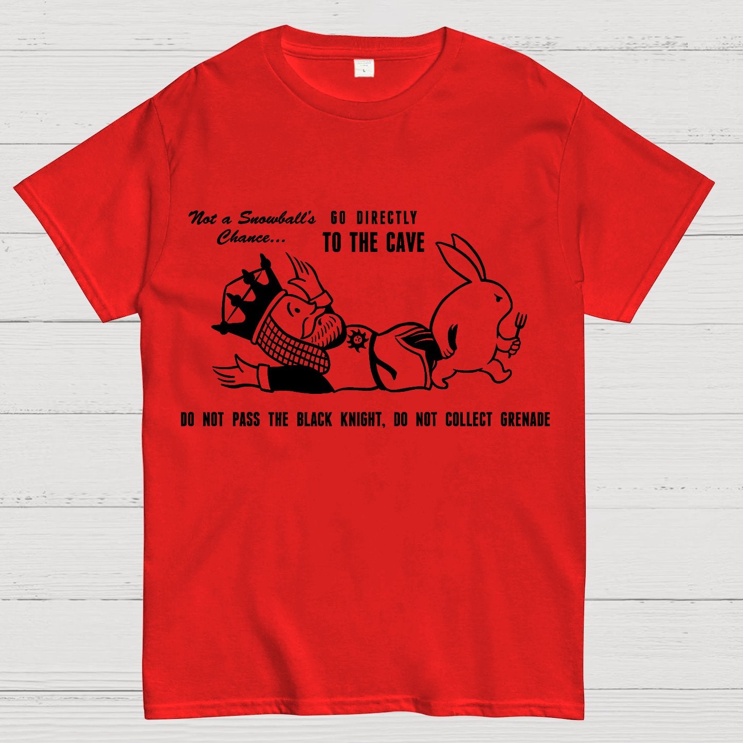 Go To The Cave Do Not Laugh Geek T-Shirt