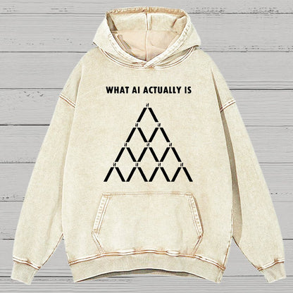 Artificial Intelligence Machine Learning Vintage Distressed Hoodie