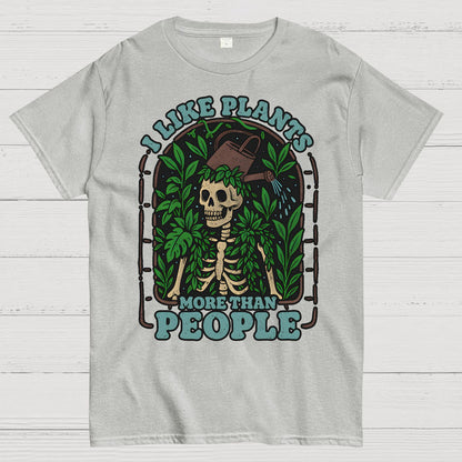 I Like Plants More Than People Geek T-Shirt