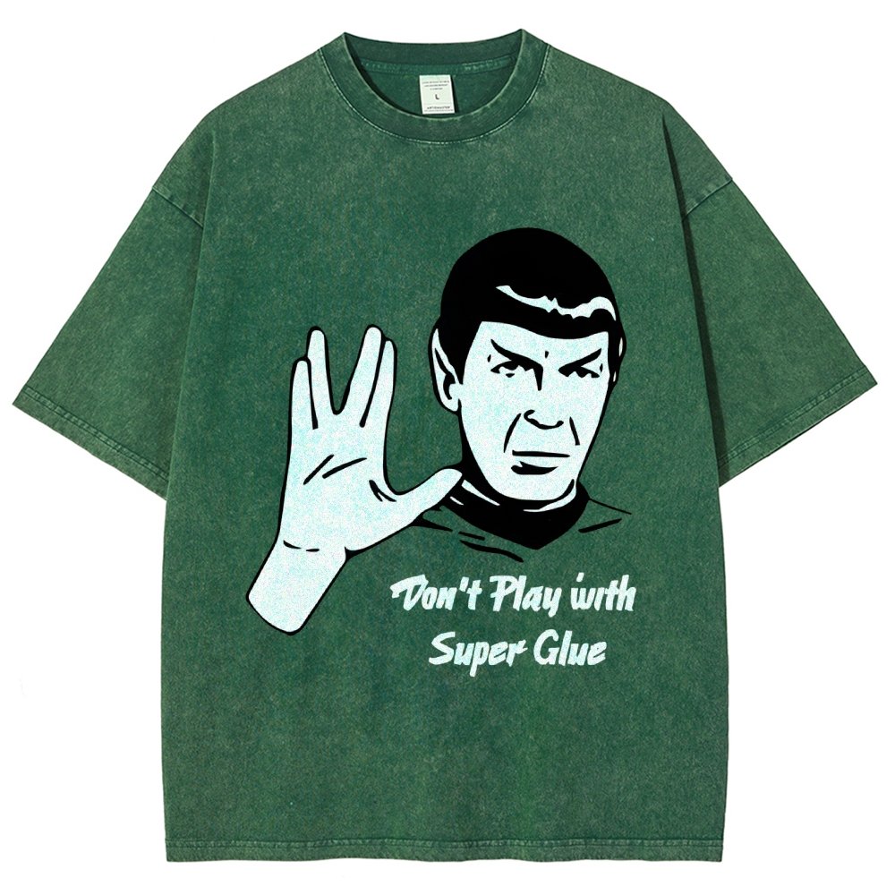 Don't Play With Superglue  Vintage Distressed T-shirt