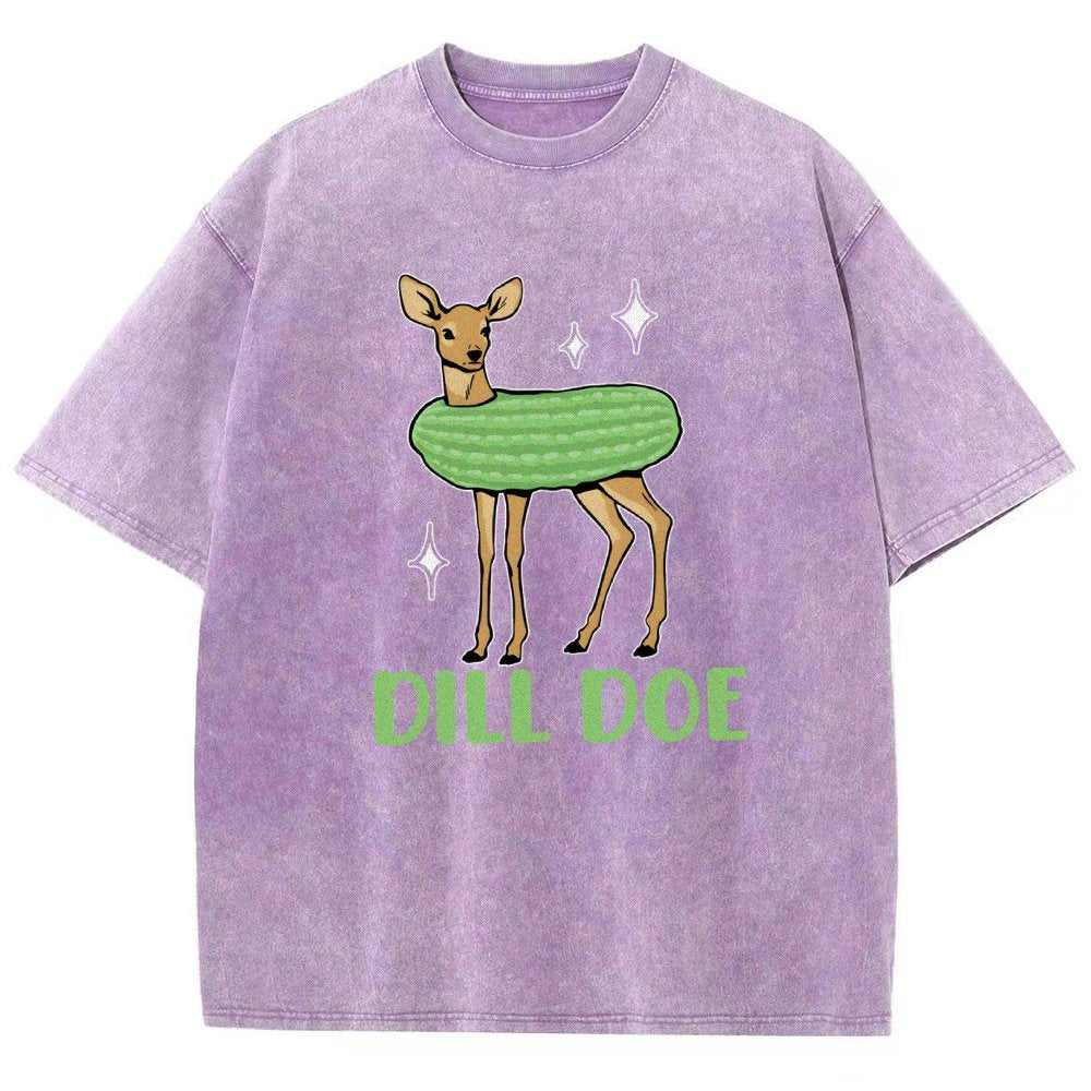 Dill Pickle Funny Vintage Distressed T-shirt