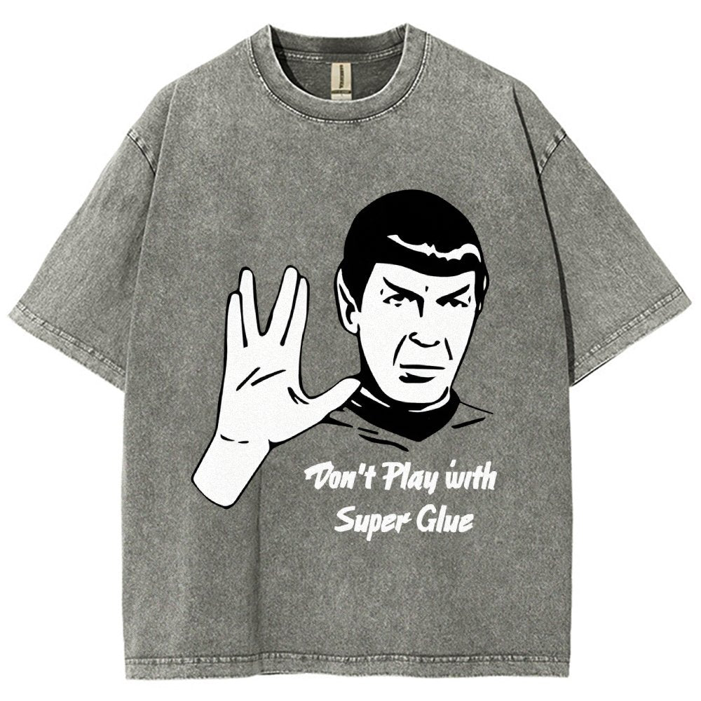 Don't Play With Superglue  Vintage Distressed T-shirt