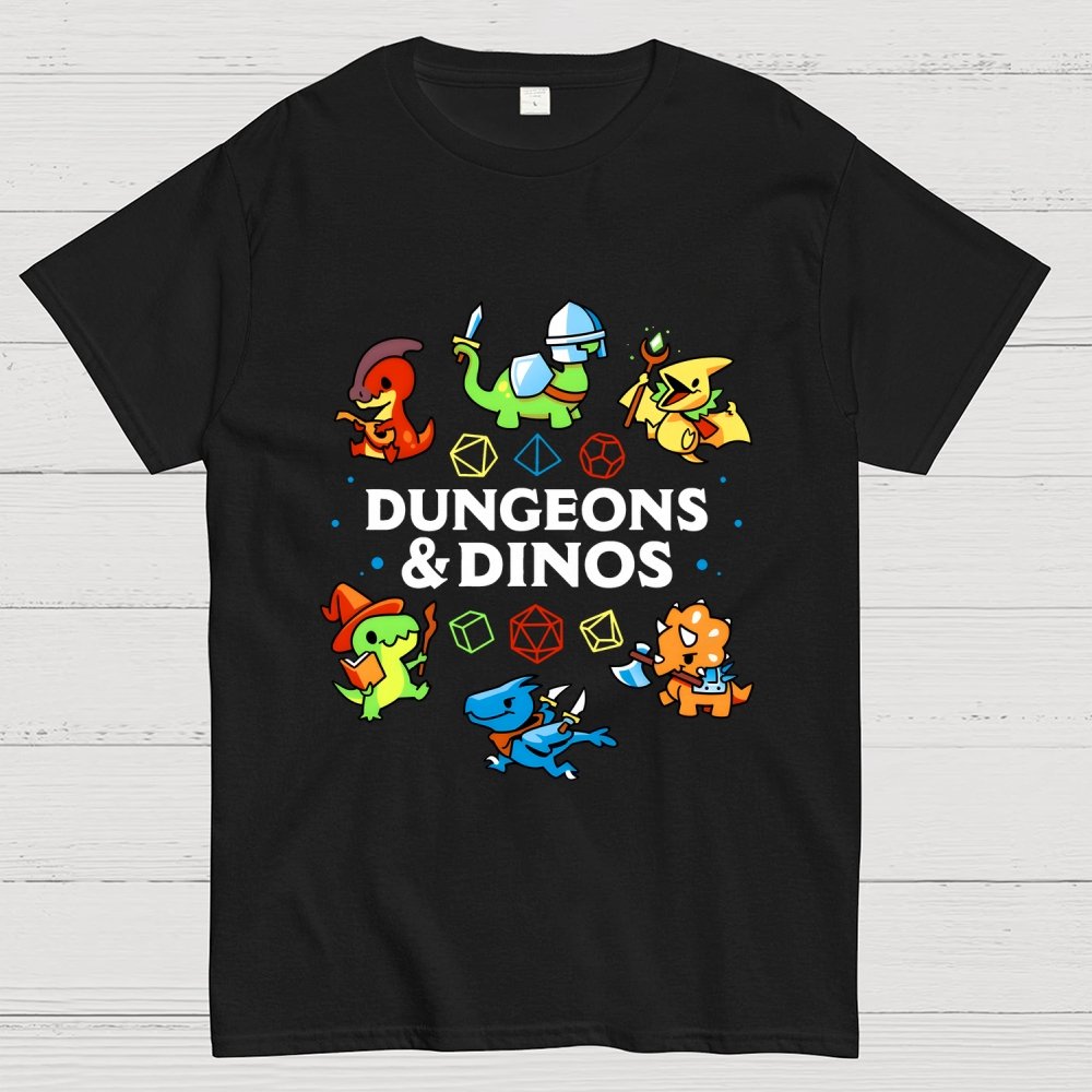 Dungeons & Dinos Geek T-Shirt