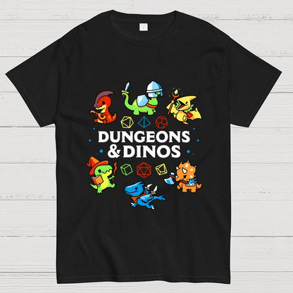 Dungeons & Dinos Geek T-Shirt