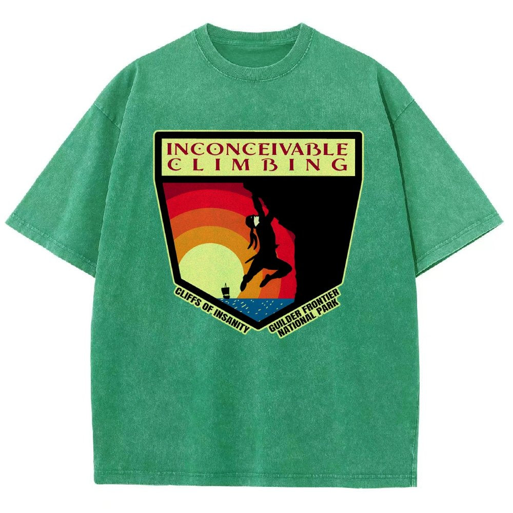 Inconceivable Climbing Vintage Distressed T-shirt