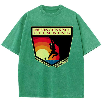 Inconceivable Climbing Vintage Distressed T-shirt