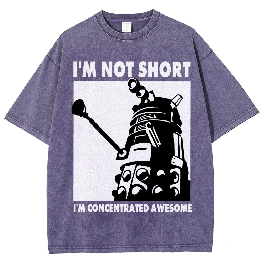 I'm Not Short I'm Concentrated Awesome Vintage Distressed T-shirt