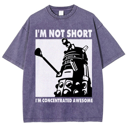 I'm Not Short I'm Concentrated Awesome Vintage Distressed T-shirt