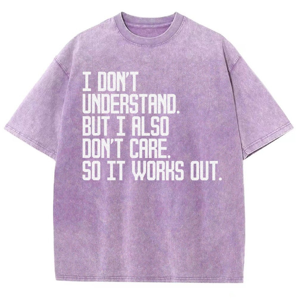 I Don't Understand Vintage Distressed T-shirt