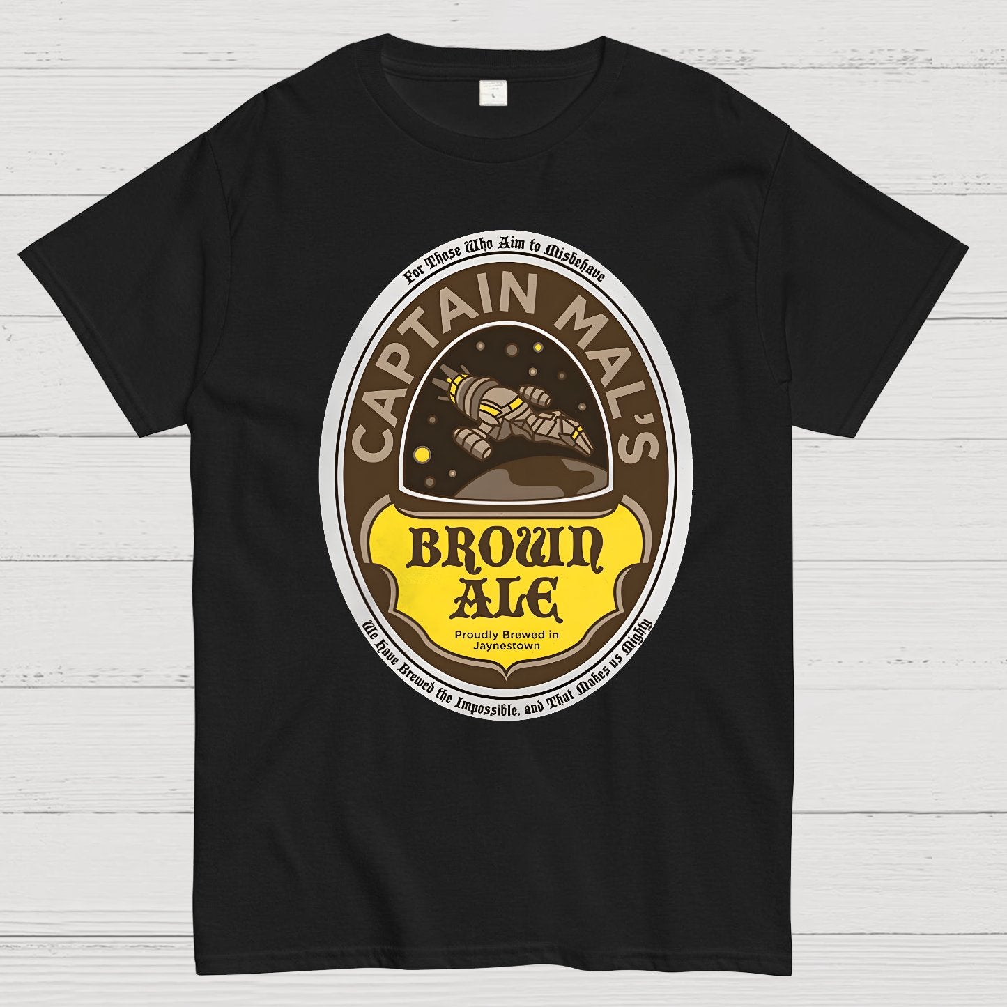 Captain's Brown Ale Geek T-Shirt