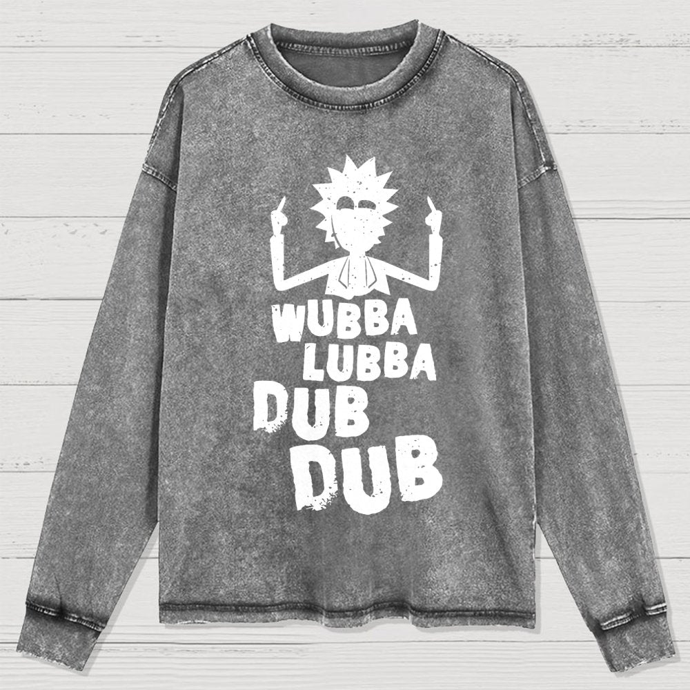Zibba Zubba Zub Zub Washed Long Sleeve Tee