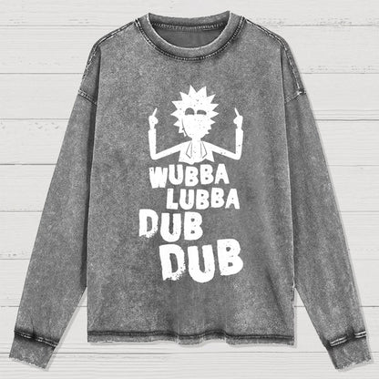 Zibba Zubba Zub Zub Washed Long Sleeve Tee
