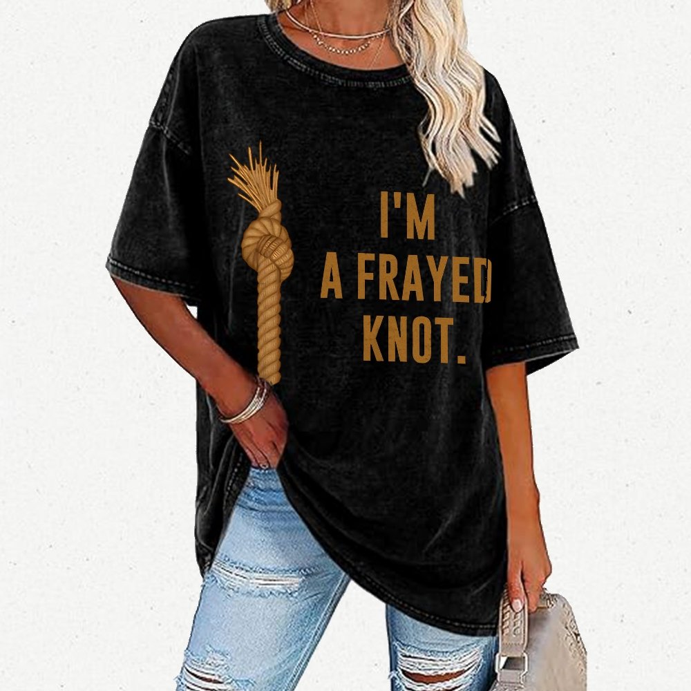 I'm A Frayed Knot Vintage Distressed T-shirt