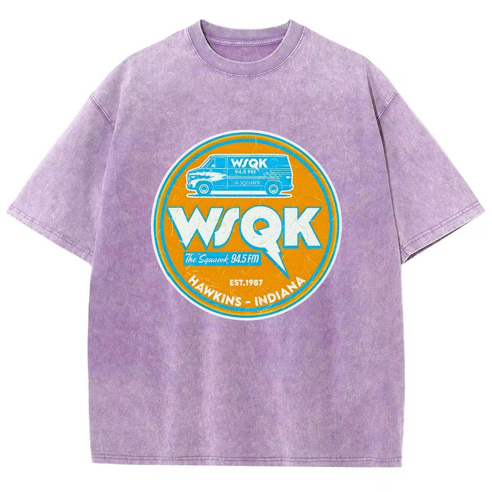 WSQK the Squawk Vintage Distressed T-shirt