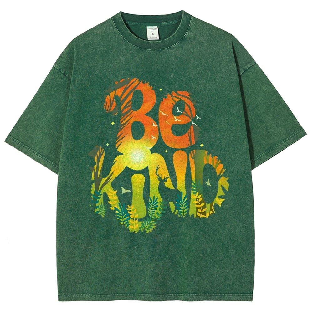 Be Kind Vintage Distressed T-shirt