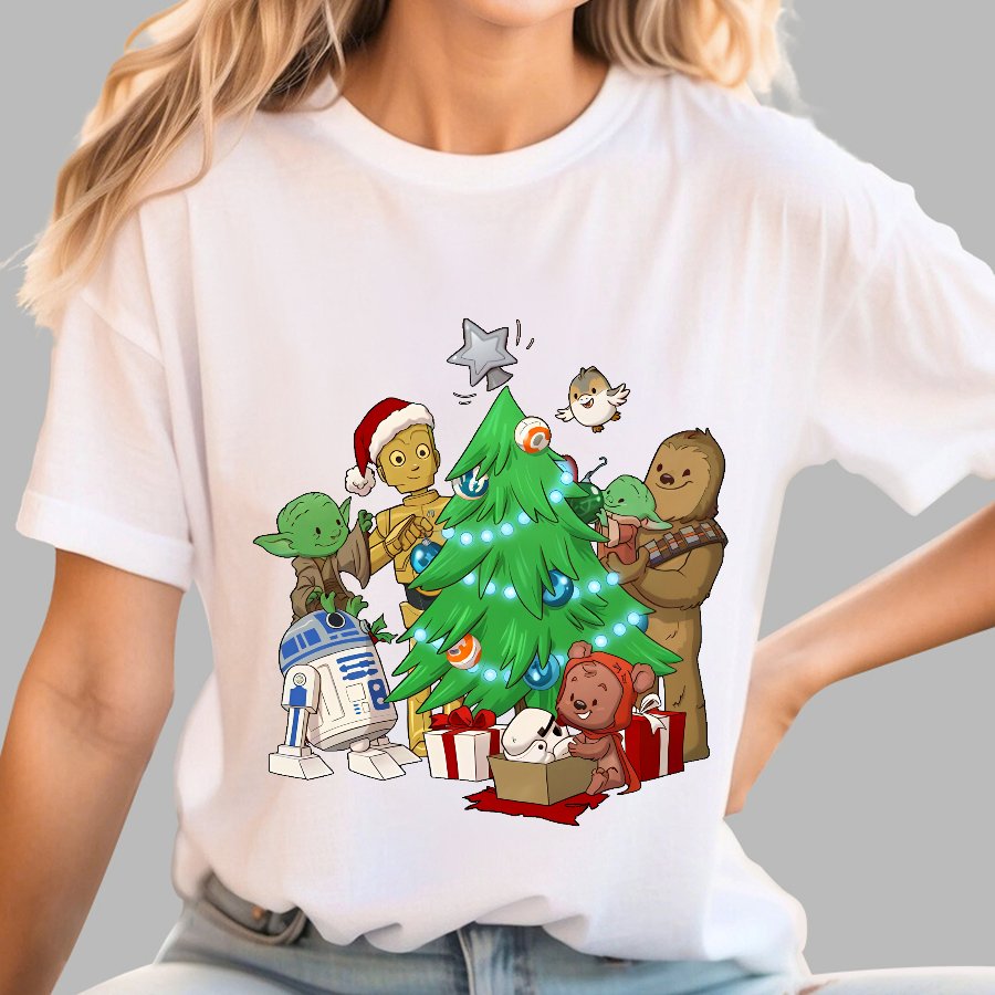 Christmas With Friends Geek T-Shirt