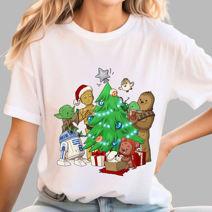 Christmas With Friends Geek T-Shirt