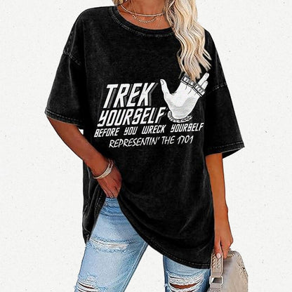 Travel Yourself Vintage Distressed T-shirt