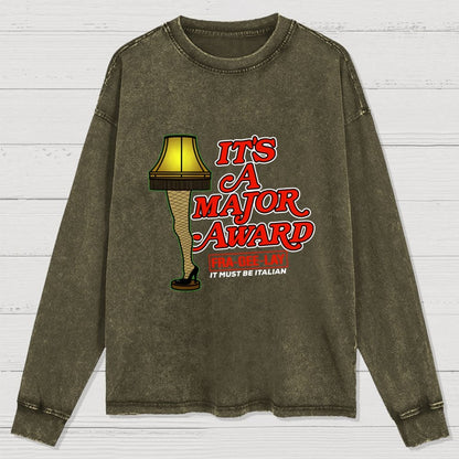 Major Award Washed Long Sleeve Tee