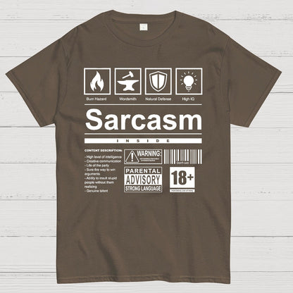 Sarcasm Label Geek T-Shirt