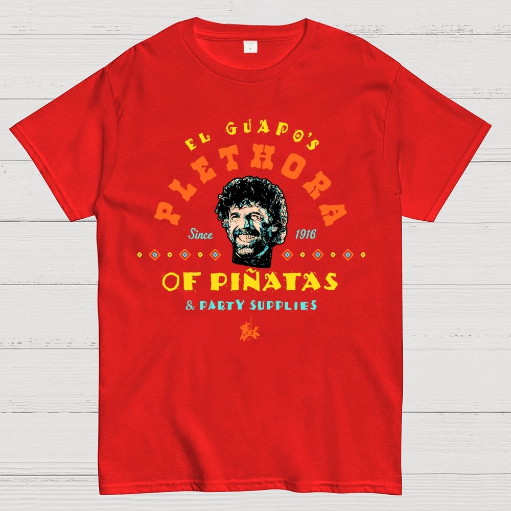 A Character's Plethora of Pinatas & Party Supplies Geek T-Shirt
