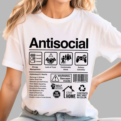 Antisocial Label Geek T-Shirt