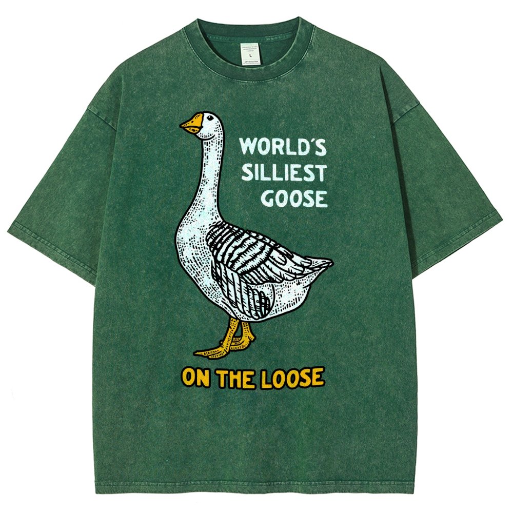 World's Silliest Goose Vintage Distressed T-shirt
