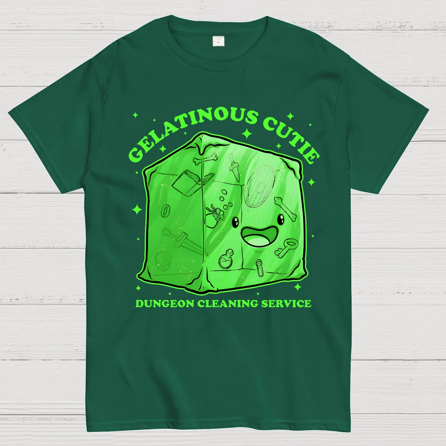 Gelatinous Cute Dungeon Geek T-Shirt