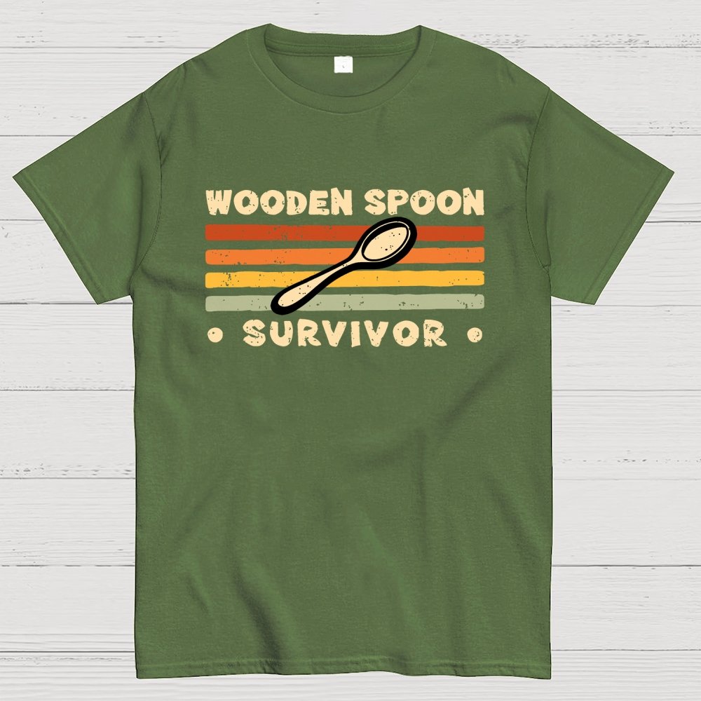 Wooden Spoon Survivor Unisex Geek T-Shirt