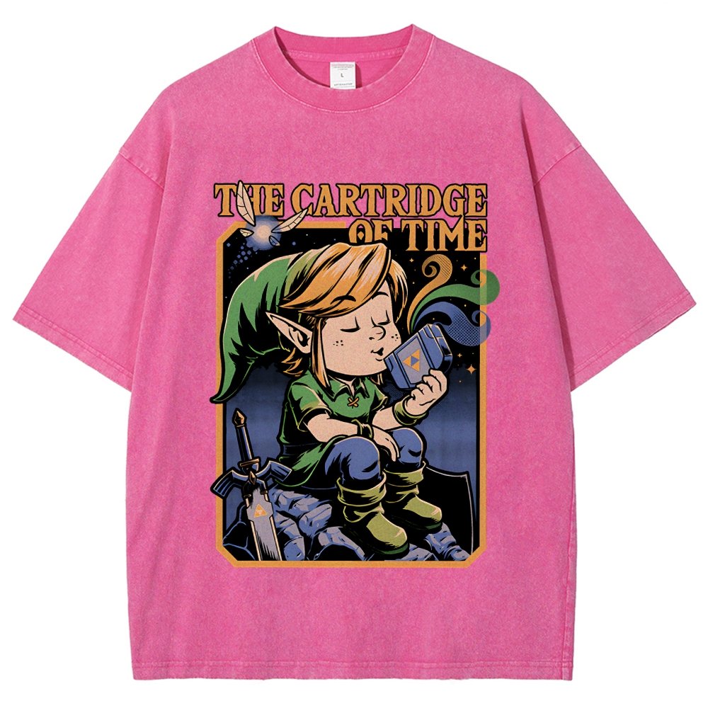 Vintage Game Elf Vintage Distressed T-shirt