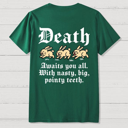 Run Away Front And Back Printing Geek T-Shirt