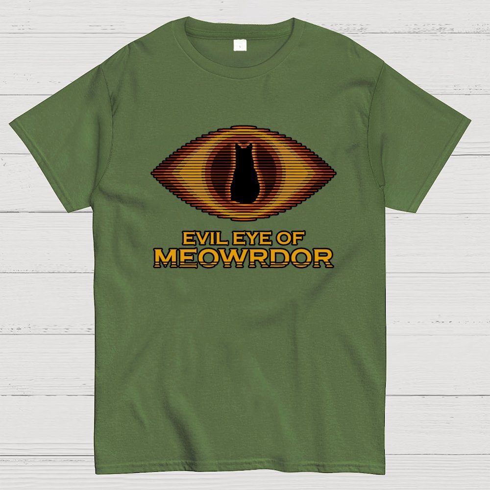 Mysterious Eye of Kittyland Cat Geek T-Shirt