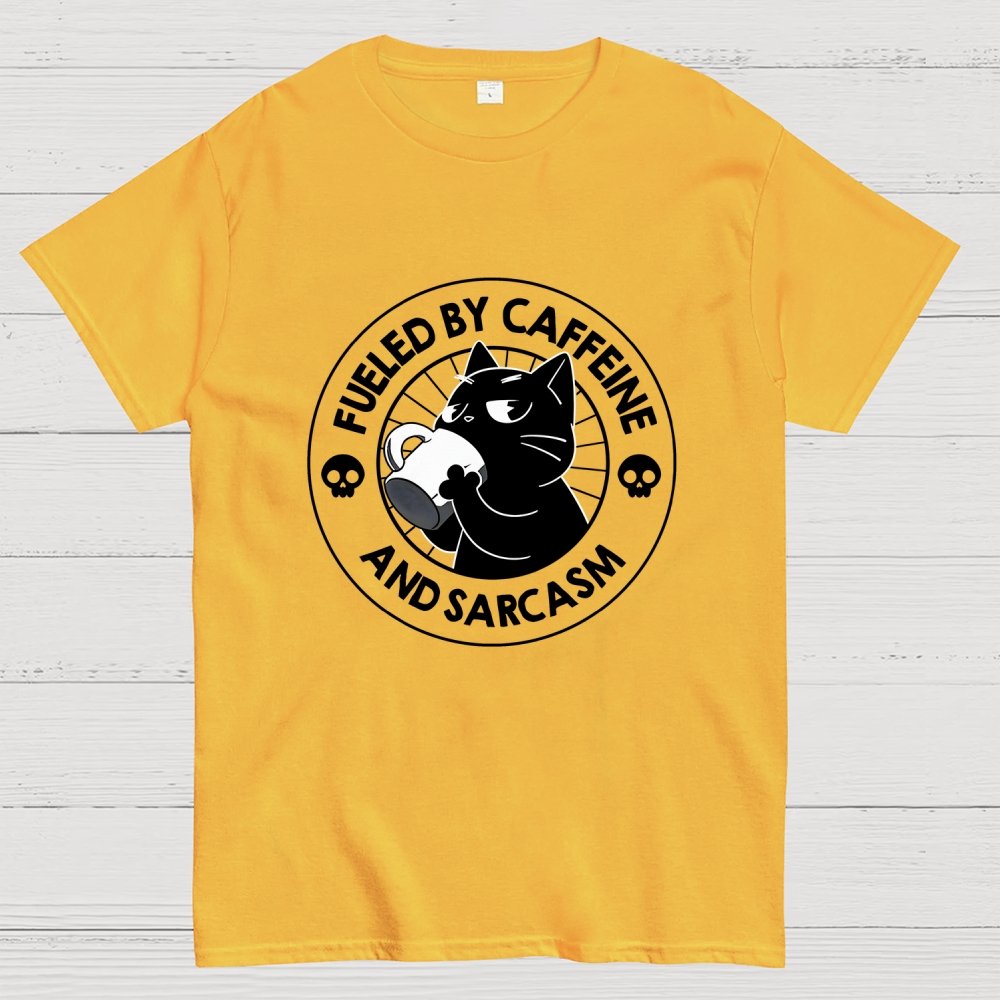 Fueled By Caffeine Geek T-Shirt