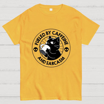 Fueled By Caffeine Geek T-Shirt