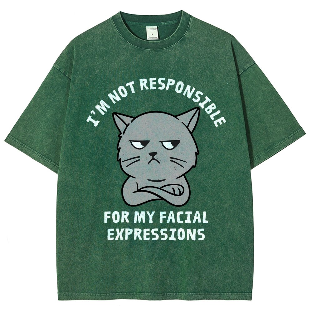 My Facial Expressions Vintage Distressed T-shirt
