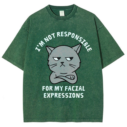 My Facial Expressions Vintage Distressed T-shirt