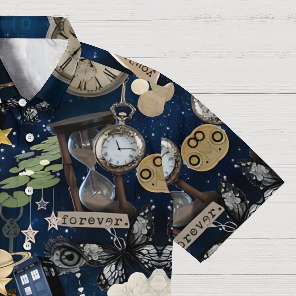 Time And Relative Dimension In Space Geek Hawaiian Shirt