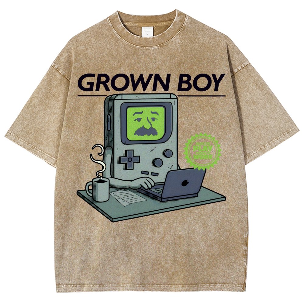 Grown Boy Vintage Distressed T-shirt