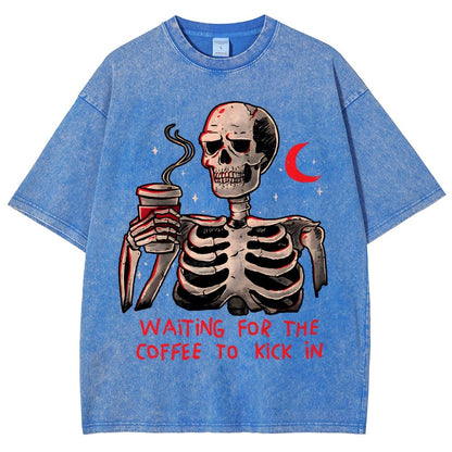 Coffee Keeps Me Alive Vintage Distressed T-shirt