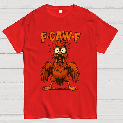 F-CAW-F – Angry Chicken Geek T-Shirt