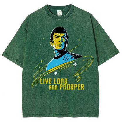 Live long and prosper Vintage Distressed T-shirt
