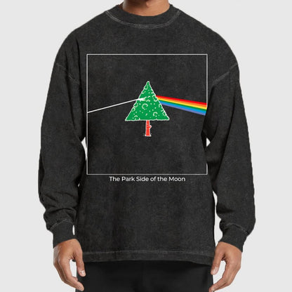 The Park Side of the Moon Washed Long Sleeve Tee